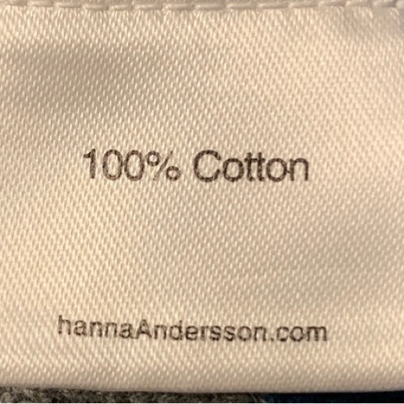 Hanna Andersson Waffle Knit Thermal Shirt Blue Gray L/S size 160 (14-16) - Picture 6 of 6